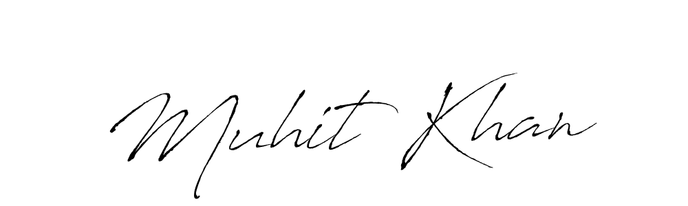 Use a signature maker to create a handwritten signature online. With this signature software, you can design (Antro_Vectra) your own signature for name Muhit Khan. Muhit Khan signature style 6 images and pictures png