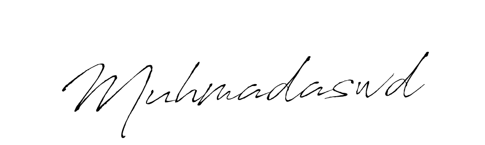 How to make Muhmadaswd signature? Antro_Vectra is a professional autograph style. Create handwritten signature for Muhmadaswd name. Muhmadaswd signature style 6 images and pictures png