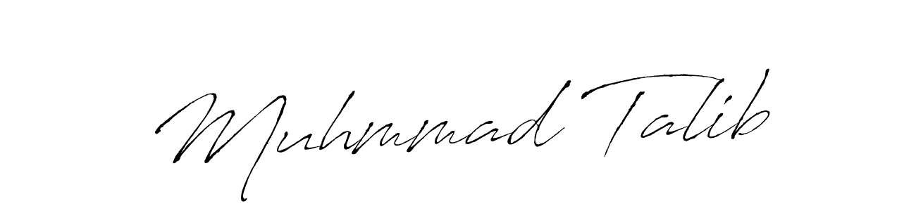 Also we have Muhmmad Talib name is the best signature style. Create professional handwritten signature collection using Antro_Vectra autograph style. Muhmmad Talib signature style 6 images and pictures png