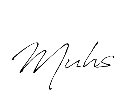 How to make Muhs name signature. Use Antro_Vectra style for creating short signs online. This is the latest handwritten sign. Muhs signature style 6 images and pictures png