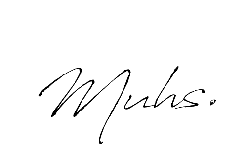 How to Draw Muhs. signature style? Antro_Vectra is a latest design signature styles for name Muhs.. Muhs. signature style 6 images and pictures png