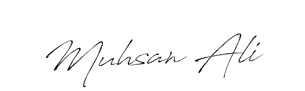 How to make Muhsan Ali signature? Antro_Vectra is a professional autograph style. Create handwritten signature for Muhsan Ali name. Muhsan Ali signature style 6 images and pictures png