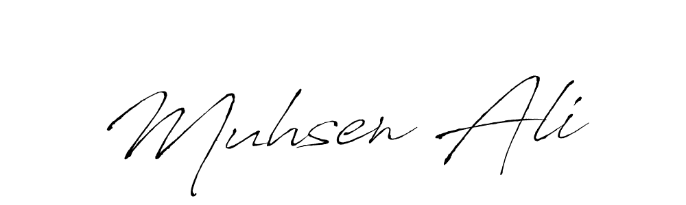 Also You can easily find your signature by using the search form. We will create Muhsen Ali name handwritten signature images for you free of cost using Antro_Vectra sign style. Muhsen Ali signature style 6 images and pictures png