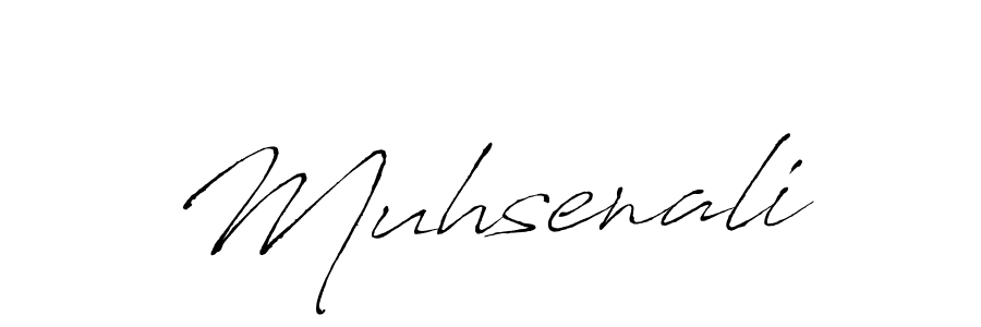 Create a beautiful signature design for name Muhsenali. With this signature (Antro_Vectra) fonts, you can make a handwritten signature for free. Muhsenali signature style 6 images and pictures png