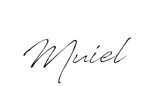 Muiel stylish signature style. Best Handwritten Sign (Antro_Vectra) for my name. Handwritten Signature Collection Ideas for my name Muiel. Muiel signature style 6 images and pictures png