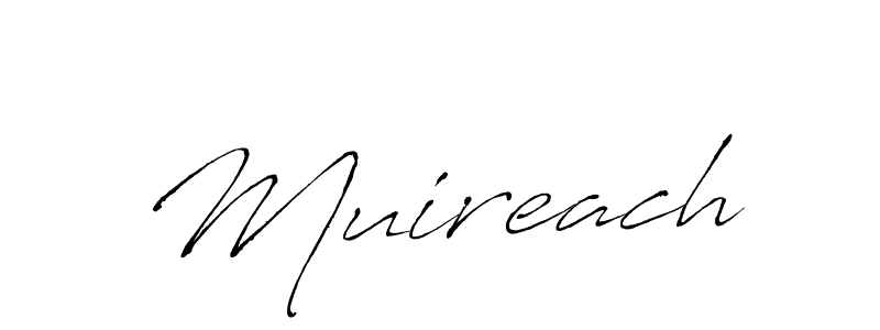 Create a beautiful signature design for name Muireach. With this signature (Antro_Vectra) fonts, you can make a handwritten signature for free. Muireach signature style 6 images and pictures png