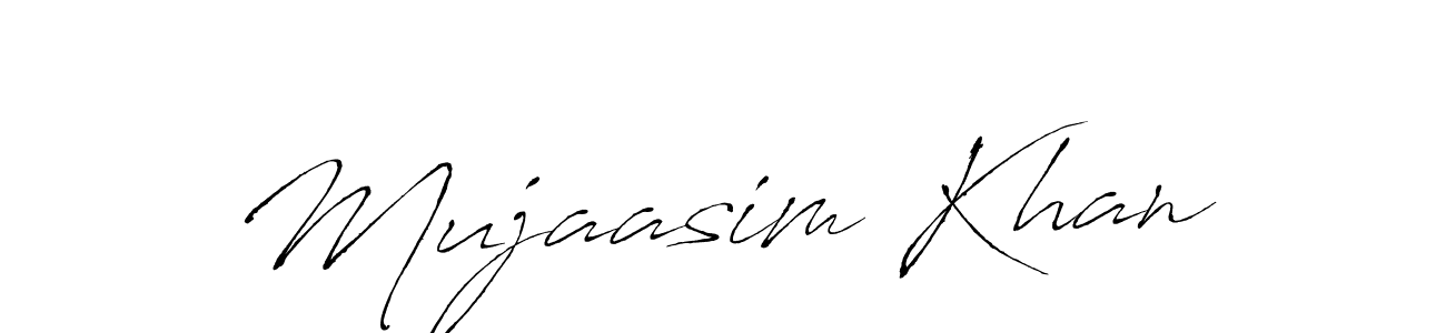 Also we have Mujaasim Khan name is the best signature style. Create professional handwritten signature collection using Antro_Vectra autograph style. Mujaasim Khan signature style 6 images and pictures png