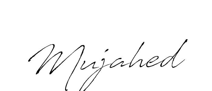 How to make Mujahed name signature. Use Antro_Vectra style for creating short signs online. This is the latest handwritten sign. Mujahed signature style 6 images and pictures png