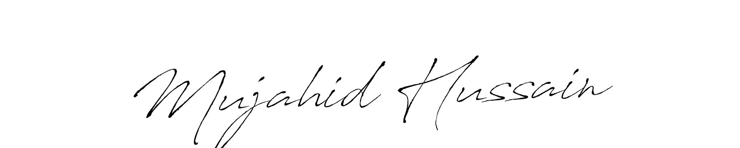 Use a signature maker to create a handwritten signature online. With this signature software, you can design (Antro_Vectra) your own signature for name Mujahid Hussain. Mujahid Hussain signature style 6 images and pictures png