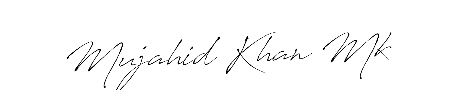 Also You can easily find your signature by using the search form. We will create Mujahid Khan Mk name handwritten signature images for you free of cost using Antro_Vectra sign style. Mujahid Khan Mk signature style 6 images and pictures png