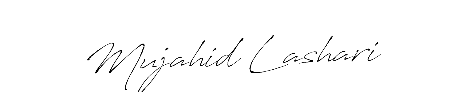 Antro_Vectra is a professional signature style that is perfect for those who want to add a touch of class to their signature. It is also a great choice for those who want to make their signature more unique. Get Mujahid Lashari name to fancy signature for free. Mujahid Lashari signature style 6 images and pictures png