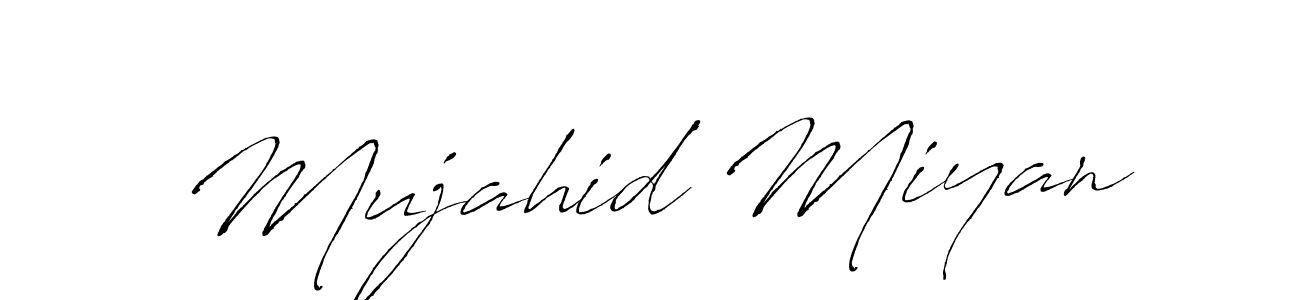 Also You can easily find your signature by using the search form. We will create Mujahid Miyan name handwritten signature images for you free of cost using Antro_Vectra sign style. Mujahid Miyan signature style 6 images and pictures png