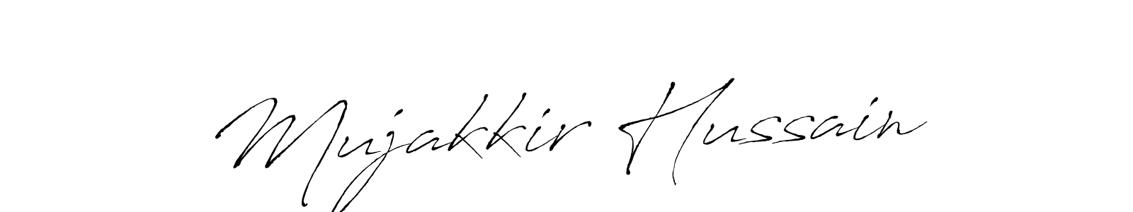 Also we have Mujakkir Hussain name is the best signature style. Create professional handwritten signature collection using Antro_Vectra autograph style. Mujakkir Hussain signature style 6 images and pictures png
