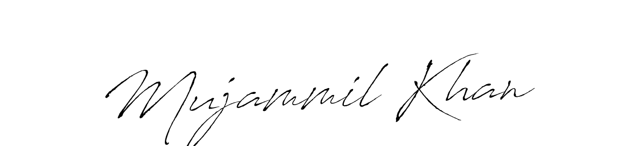 Make a beautiful signature design for name Mujammil Khan. Use this online signature maker to create a handwritten signature for free. Mujammil Khan signature style 6 images and pictures png