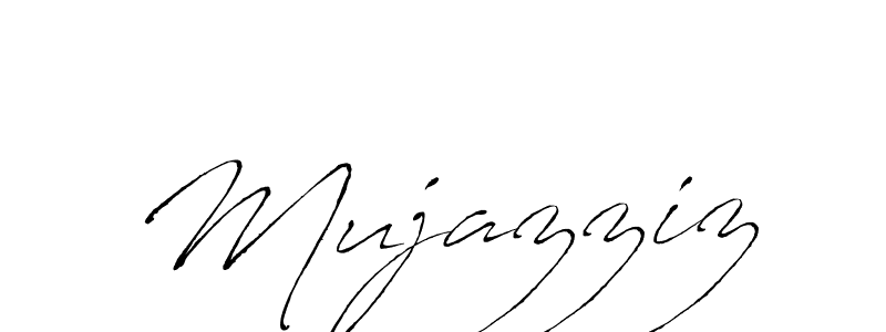 The best way (Antro_Vectra) to make a short signature is to pick only two or three words in your name. The name Mujazziz include a total of six letters. For converting this name. Mujazziz signature style 6 images and pictures png