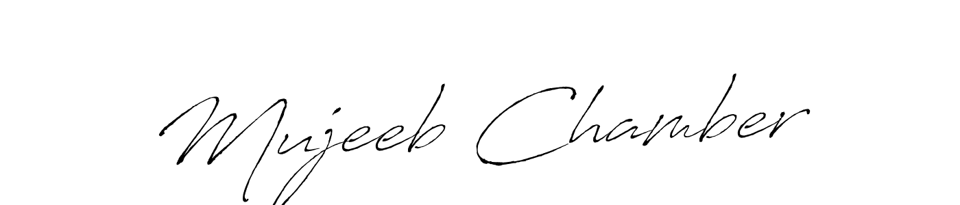 You should practise on your own different ways (Antro_Vectra) to write your name (Mujeeb Chamber) in signature. don't let someone else do it for you. Mujeeb Chamber signature style 6 images and pictures png