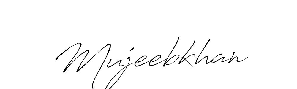 Mujeebkhan stylish signature style. Best Handwritten Sign (Antro_Vectra) for my name. Handwritten Signature Collection Ideas for my name Mujeebkhan. Mujeebkhan signature style 6 images and pictures png