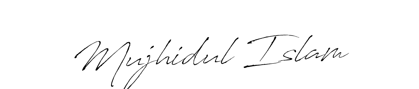 Design your own signature with our free online signature maker. With this signature software, you can create a handwritten (Antro_Vectra) signature for name Mujhidul Islam. Mujhidul Islam signature style 6 images and pictures png