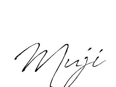 Create a beautiful signature design for name Muji. With this signature (Antro_Vectra) fonts, you can make a handwritten signature for free. Muji signature style 6 images and pictures png