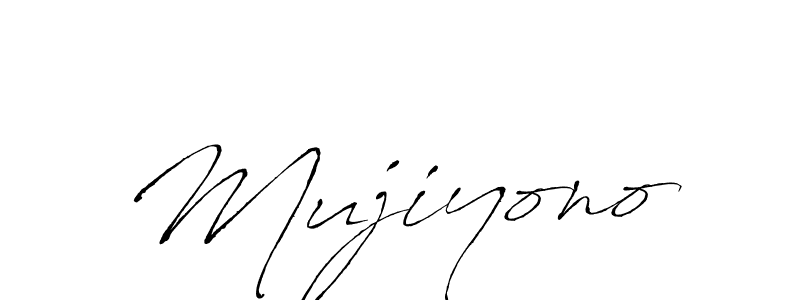 Mujiyono stylish signature style. Best Handwritten Sign (Antro_Vectra) for my name. Handwritten Signature Collection Ideas for my name Mujiyono. Mujiyono signature style 6 images and pictures png