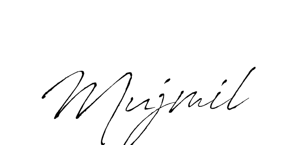 Mujmil stylish signature style. Best Handwritten Sign (Antro_Vectra) for my name. Handwritten Signature Collection Ideas for my name Mujmil. Mujmil signature style 6 images and pictures png