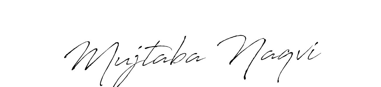 How to make Mujtaba Naqvi signature? Antro_Vectra is a professional autograph style. Create handwritten signature for Mujtaba Naqvi name. Mujtaba Naqvi signature style 6 images and pictures png