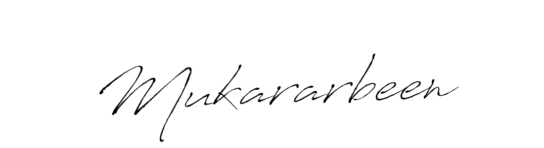 How to make Mukararbeen signature? Antro_Vectra is a professional autograph style. Create handwritten signature for Mukararbeen name. Mukararbeen signature style 6 images and pictures png