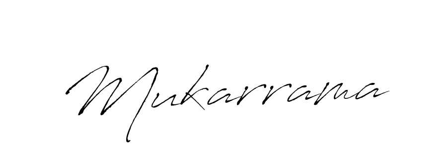 Make a beautiful signature design for name Mukarrama. With this signature (Antro_Vectra) style, you can create a handwritten signature for free. Mukarrama signature style 6 images and pictures png