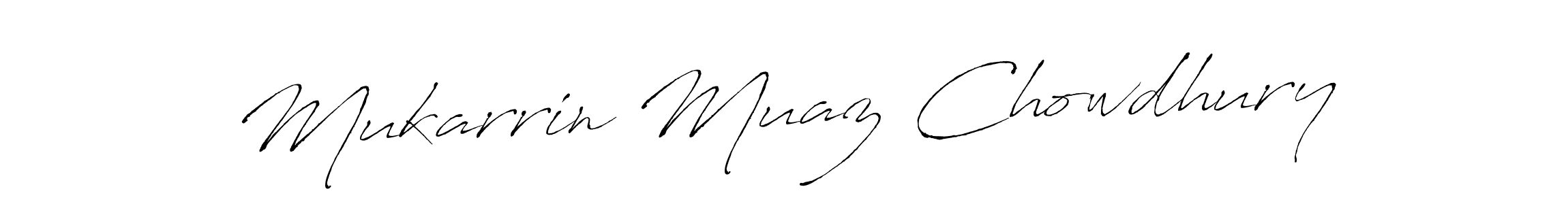 It looks lik you need a new signature style for name Mukarrin Muaz Chowdhury. Design unique handwritten (Antro_Vectra) signature with our free signature maker in just a few clicks. Mukarrin Muaz Chowdhury signature style 6 images and pictures png