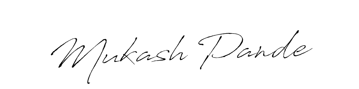 Create a beautiful signature design for name Mukash Pande. With this signature (Antro_Vectra) fonts, you can make a handwritten signature for free. Mukash Pande signature style 6 images and pictures png