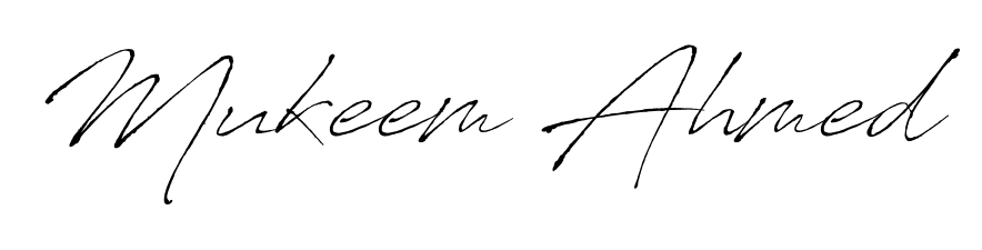 Style your name Mukeem Ahmed with confidence using Antro_Vectra signature design. Simple, elegant, and ready for immediate document use. Mukeem Ahmed signature style 6 images and pictures png
