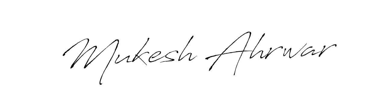 Also we have Mukesh Ahrwar name is the best signature style. Create professional handwritten signature collection using Antro_Vectra autograph style. Mukesh Ahrwar signature style 6 images and pictures png