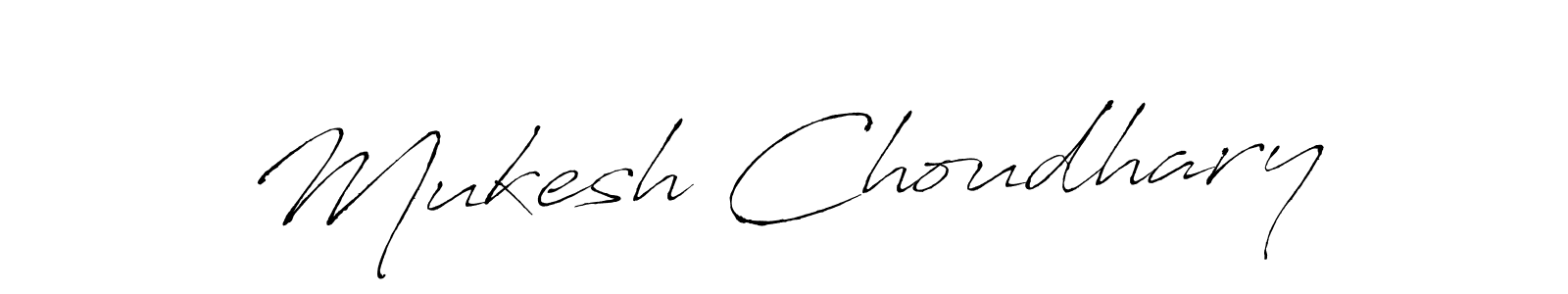 Use a signature maker to create a handwritten signature online. With this signature software, you can design (Antro_Vectra) your own signature for name Mukesh Choudhary. Mukesh Choudhary signature style 6 images and pictures png