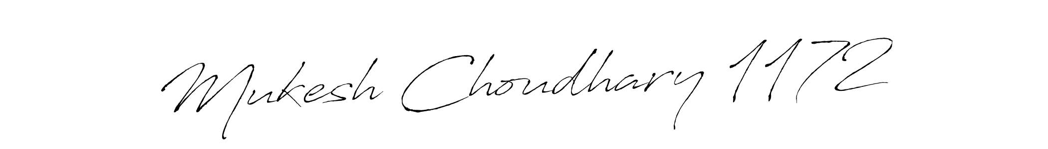 This is the best signature style for the Mukesh Choudhary 1172 name. Also you like these signature font (Antro_Vectra). Mix name signature. Mukesh Choudhary 1172 signature style 6 images and pictures png