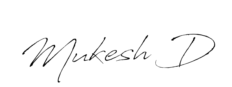 Also we have Mukesh D name is the best signature style. Create professional handwritten signature collection using Antro_Vectra autograph style. Mukesh D signature style 6 images and pictures png