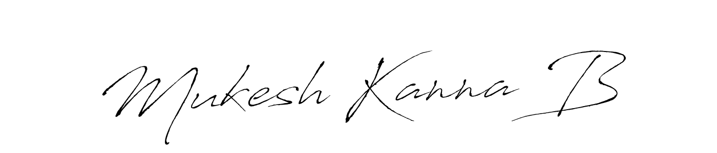 Make a short Mukesh Kanna B signature style. Manage your documents anywhere anytime using Antro_Vectra. Create and add eSignatures, submit forms, share and send files easily. Mukesh Kanna B signature style 6 images and pictures png