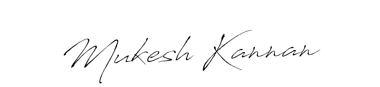 Use a signature maker to create a handwritten signature online. With this signature software, you can design (Antro_Vectra) your own signature for name Mukesh Kannan. Mukesh Kannan signature style 6 images and pictures png