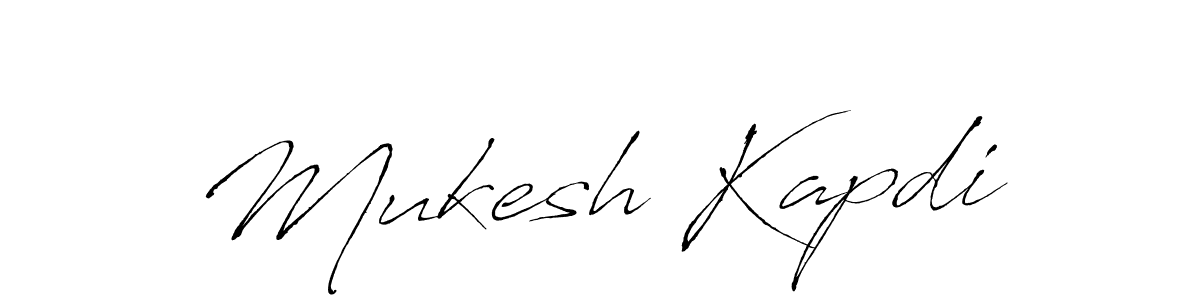 Use a signature maker to create a handwritten signature online. With this signature software, you can design (Antro_Vectra) your own signature for name Mukesh Kapdi. Mukesh Kapdi signature style 6 images and pictures png