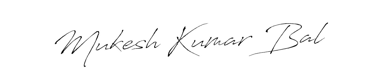 Once you've used our free online signature maker to create your best signature Antro_Vectra style, it's time to enjoy all of the benefits that Mukesh Kumar Bal name signing documents. Mukesh Kumar Bal signature style 6 images and pictures png