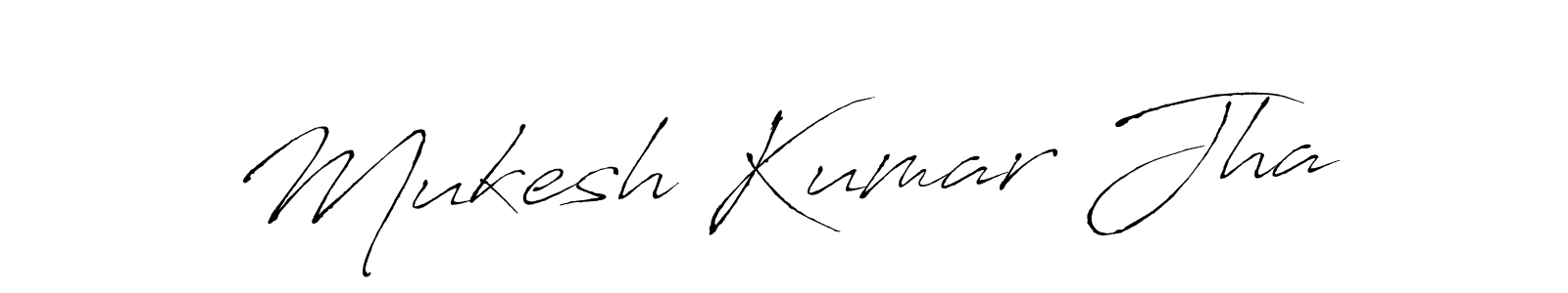 Mukesh Kumar Jha stylish signature style. Best Handwritten Sign (Antro_Vectra) for my name. Handwritten Signature Collection Ideas for my name Mukesh Kumar Jha. Mukesh Kumar Jha signature style 6 images and pictures png