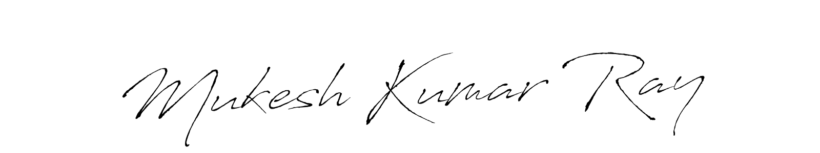 Also we have Mukesh Kumar Ray name is the best signature style. Create professional handwritten signature collection using Antro_Vectra autograph style. Mukesh Kumar Ray signature style 6 images and pictures png