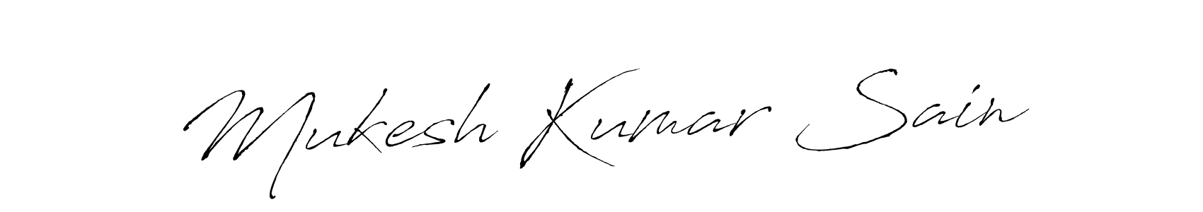 Make a short Mukesh Kumar Sain signature style. Manage your documents anywhere anytime using Antro_Vectra. Create and add eSignatures, submit forms, share and send files easily. Mukesh Kumar Sain signature style 6 images and pictures png