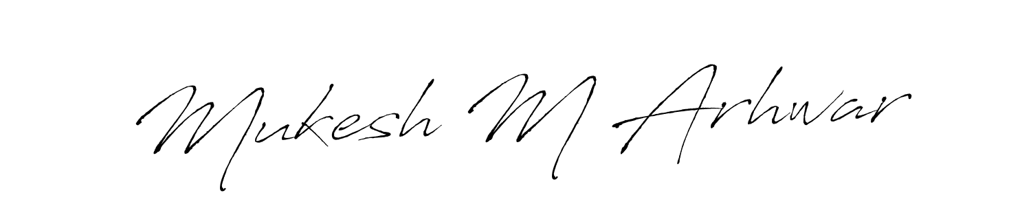 Once you've used our free online signature maker to create your best signature Antro_Vectra style, it's time to enjoy all of the benefits that Mukesh M Arhwar name signing documents. Mukesh M Arhwar signature style 6 images and pictures png