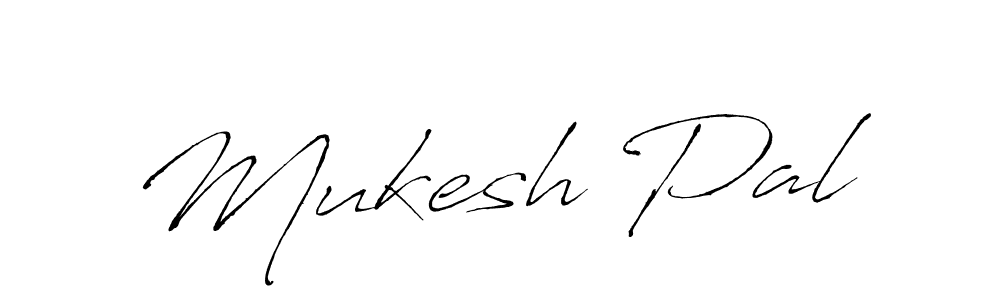 Mukesh Pal stylish signature style. Best Handwritten Sign (Antro_Vectra) for my name. Handwritten Signature Collection Ideas for my name Mukesh Pal. Mukesh Pal signature style 6 images and pictures png