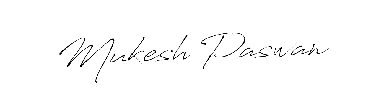 Mukesh Paswan stylish signature style. Best Handwritten Sign (Antro_Vectra) for my name. Handwritten Signature Collection Ideas for my name Mukesh Paswan. Mukesh Paswan signature style 6 images and pictures png