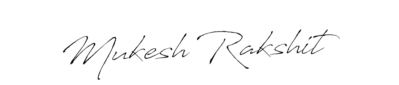 Design your own signature with our free online signature maker. With this signature software, you can create a handwritten (Antro_Vectra) signature for name Mukesh Rakshit. Mukesh Rakshit signature style 6 images and pictures png