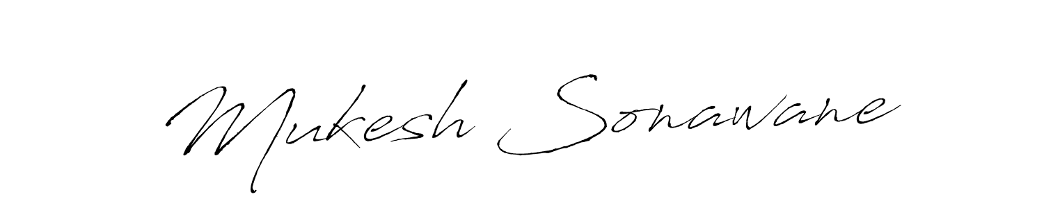 How to make Mukesh Sonawane signature? Antro_Vectra is a professional autograph style. Create handwritten signature for Mukesh Sonawane name. Mukesh Sonawane signature style 6 images and pictures png