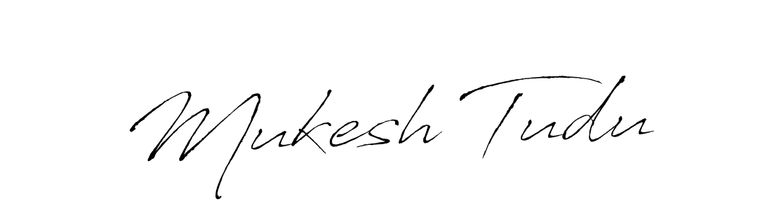 Also we have Mukesh Tudu name is the best signature style. Create professional handwritten signature collection using Antro_Vectra autograph style. Mukesh Tudu signature style 6 images and pictures png