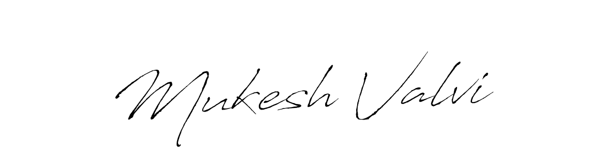 How to make Mukesh Valvi signature? Antro_Vectra is a professional autograph style. Create handwritten signature for Mukesh Valvi name. Mukesh Valvi signature style 6 images and pictures png