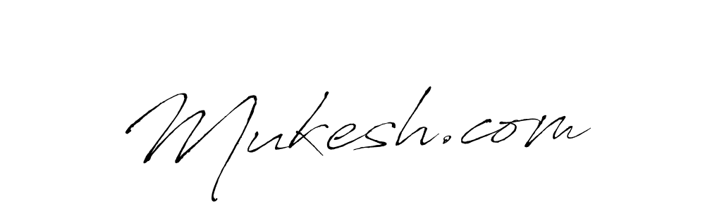 Make a beautiful signature design for name Mukesh.com. With this signature (Antro_Vectra) style, you can create a handwritten signature for free. Mukesh.com signature style 6 images and pictures png
